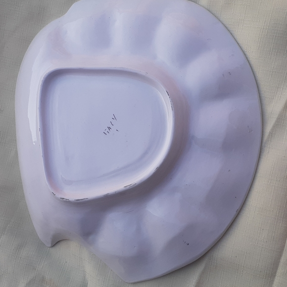 Vintage Musical Notes design Egg Platter Italy - Picture 4 of 7